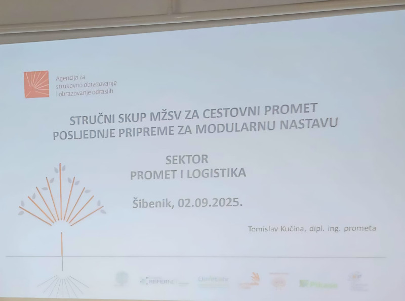 Nastavnici Škole za cestovni promet predavači na stručnom skupu u Šibeniku