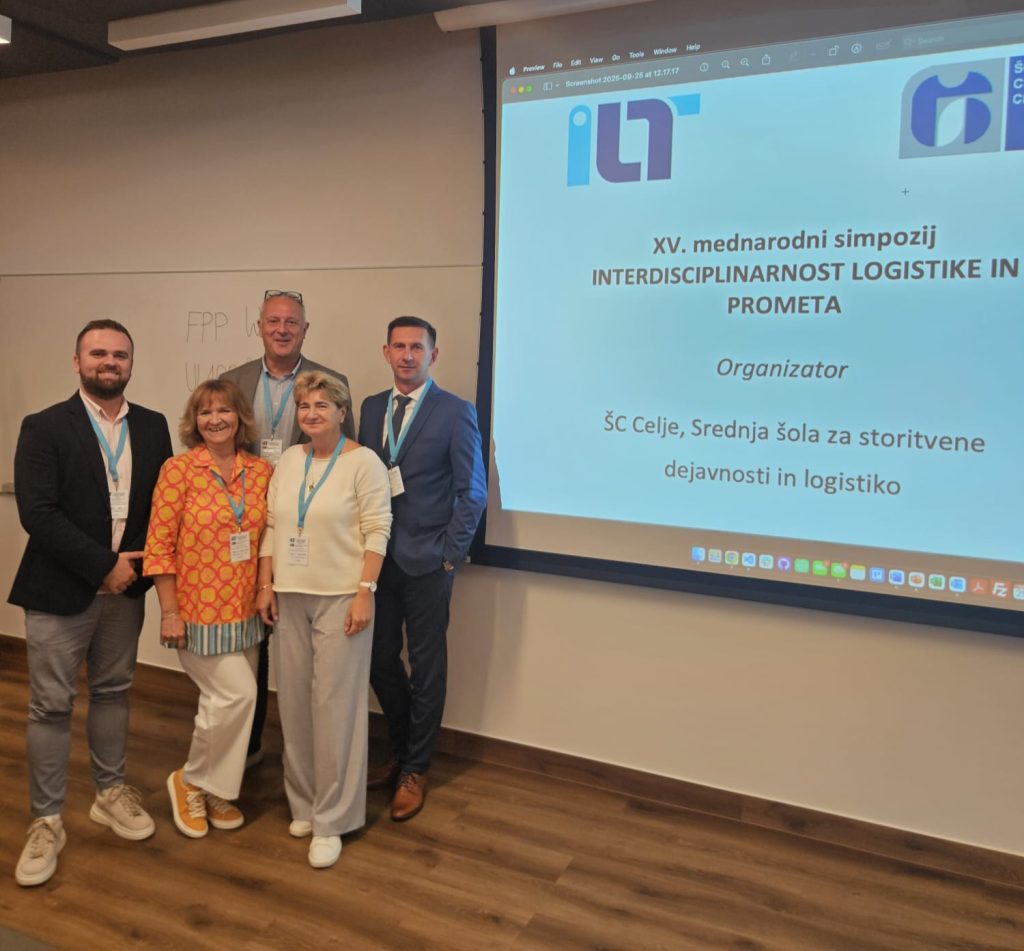 Na XV. Međunarodnom simpoziju „Interdisciplinarnost prometa i logistike“, Portorož, Slovenija (25.-27.9.2025.)