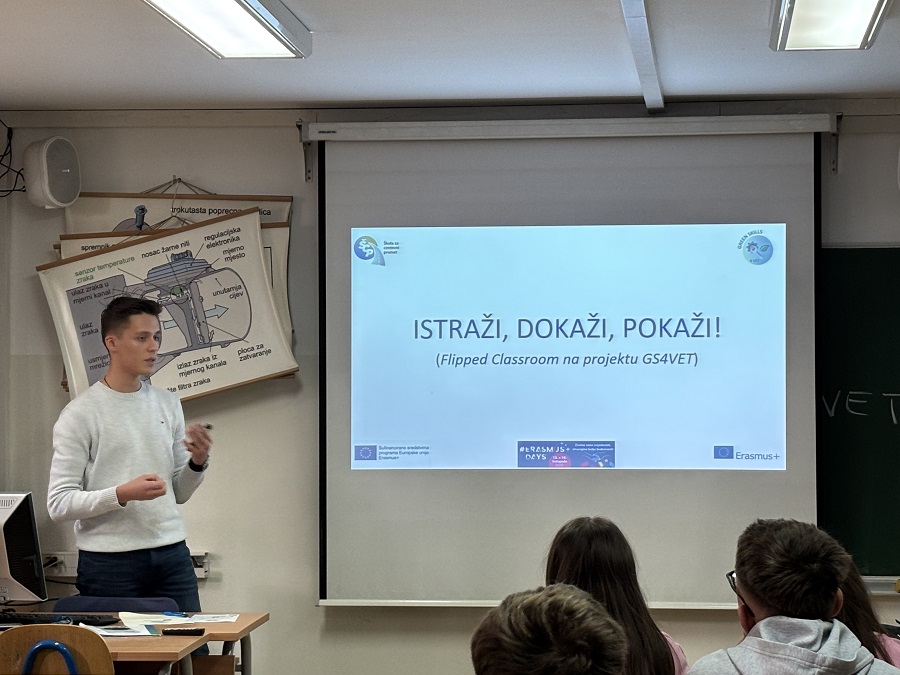 Erasmus Days 2025. – Istraži, dokaži, pokaži! – Flipped classroom na projektu Green Skills 4 VET